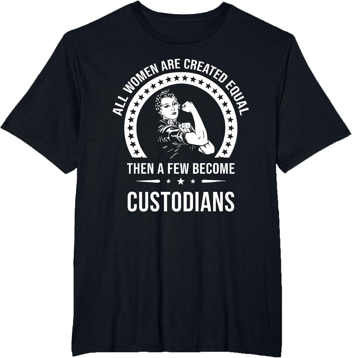 Custodian Shirts for Women | Custodian T-Shirt - Black
