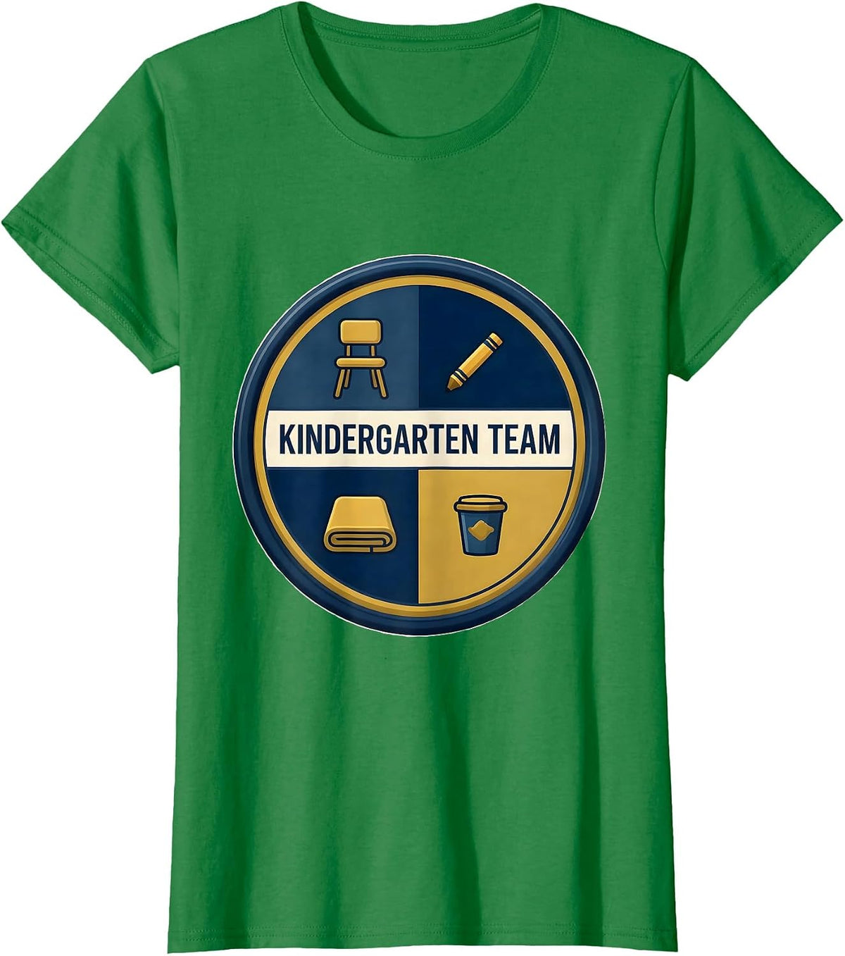 Kindergarten Team Cute Teacher Classroom Back To School T-Shirt - Kelly Green