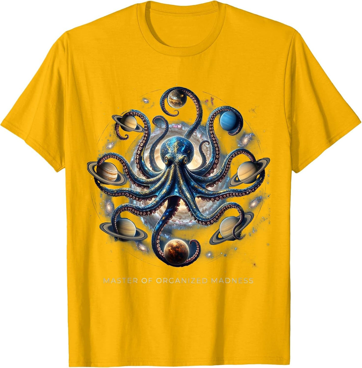 Men's Chaos Coordinator Master of Organized Madness T-Shirt - Golden Yellow
