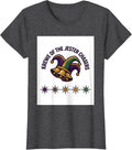 Women's Krewe Of The Jester Chasers Mardi Gras Party Humor Carnival T-Shirt - Dark Heather Grey
