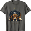 I Do Not Come When Called Funny Basset Hound Dog Lover Gift T-Shirt - Asphalt Grey