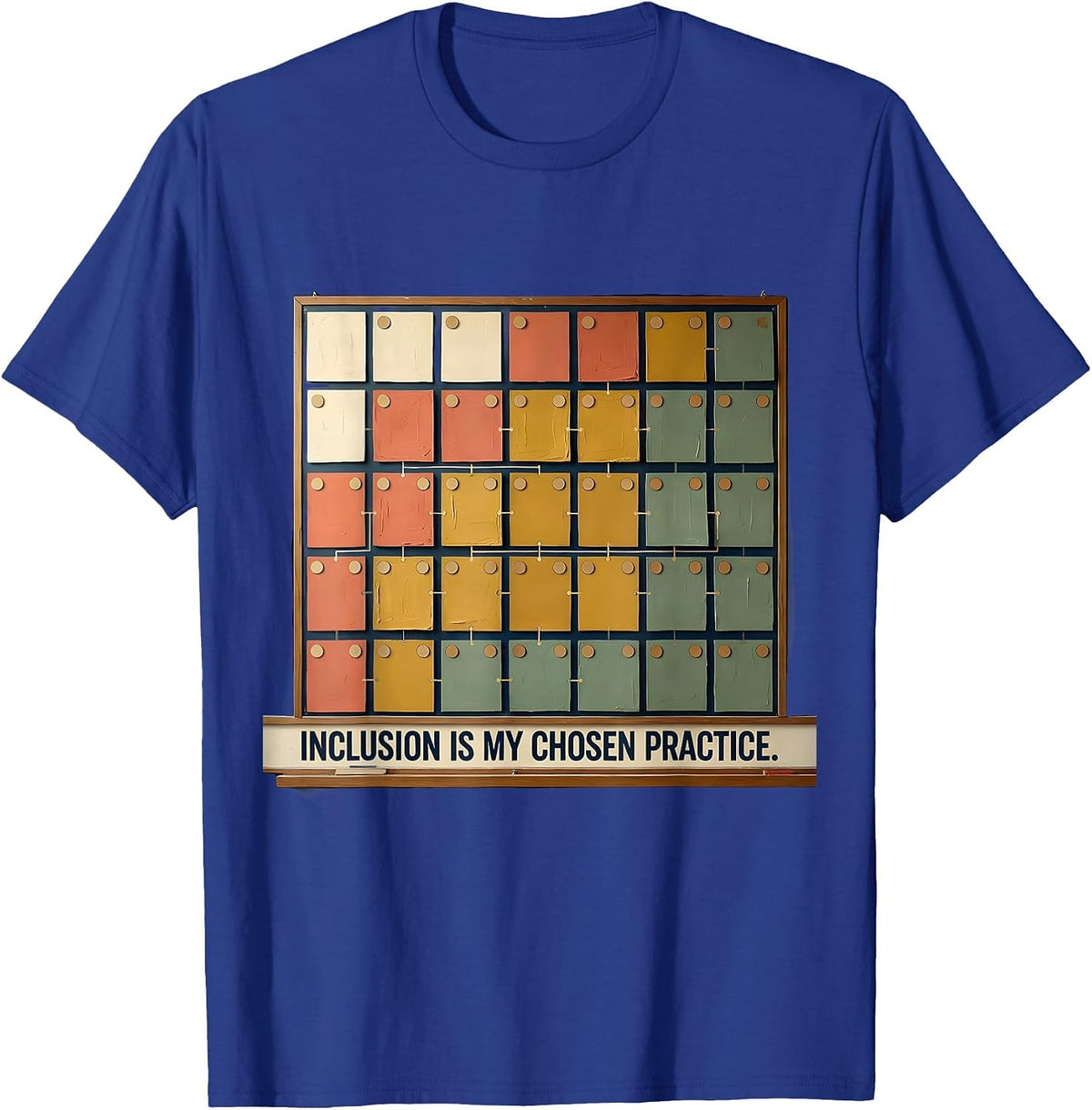 Inclusion Is My Chosen Practice Special Education Teacher T-Shirt - Royal Blue