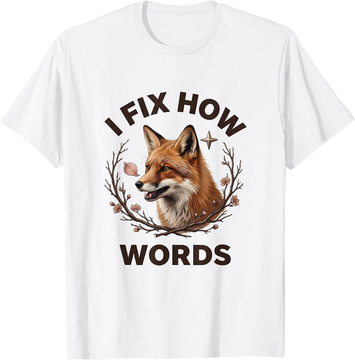 Men's I Fix How Words Speech Therapy Design T-Shirt - White