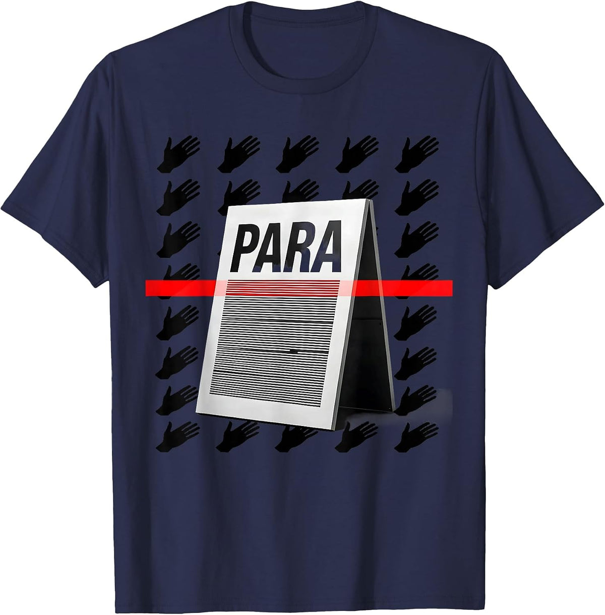 Para Funny Paraprofessional Paraeducator School Aide T-Shirt - Navy Blue