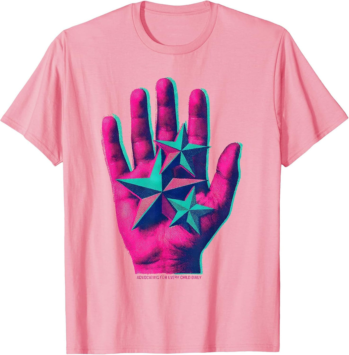 Men's Advocating for Every Child Daily Special Ed Teacher T-Shirt - Pink