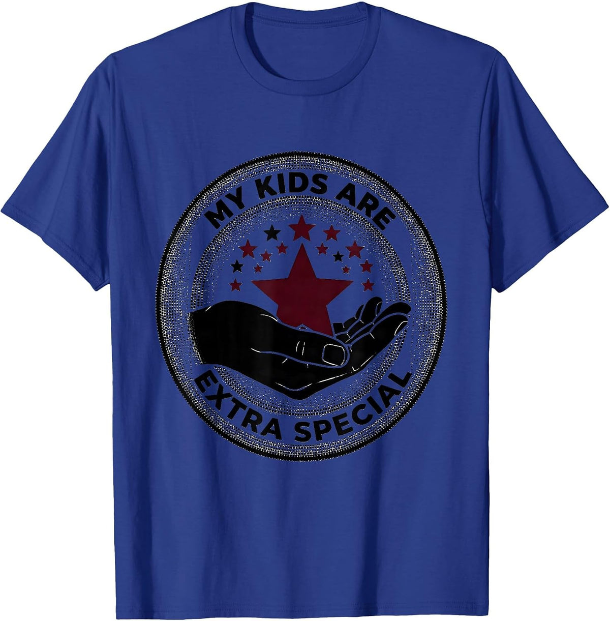 Men's My Kids Are Extra Special Education Teacher Design T-Shirt - Royal Blue