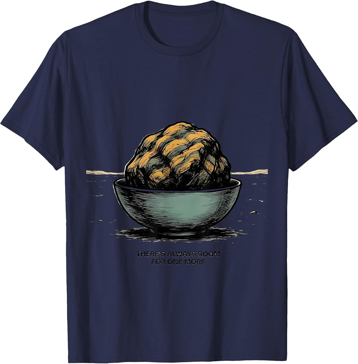 There's Always Room For One More Funny Rock Collector T-Shirt - Navy Blue