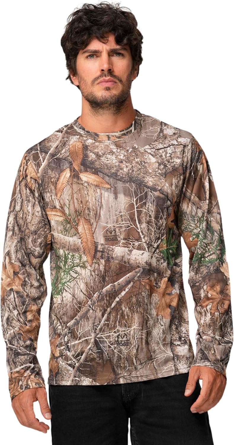 Realtree Camo Unisex Adults T-Shirts - Realtree Edge