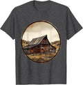 Men's Weathered Barn Rolling Hills Country Graphic T-Shirt - Dark Heather Grey