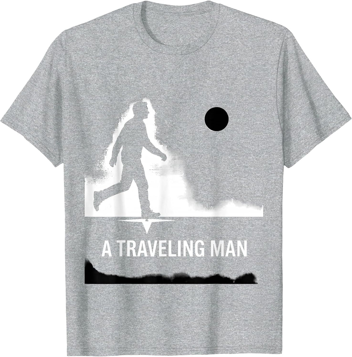 Men's A Traveling Man Freemason Masonic Brotherhood Pride T-Shirt - Heather Grey