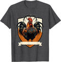 Men's Chicken Halloween Costume Whimsical Farm Chicken Lover T-Shirt - Dark Heather Grey