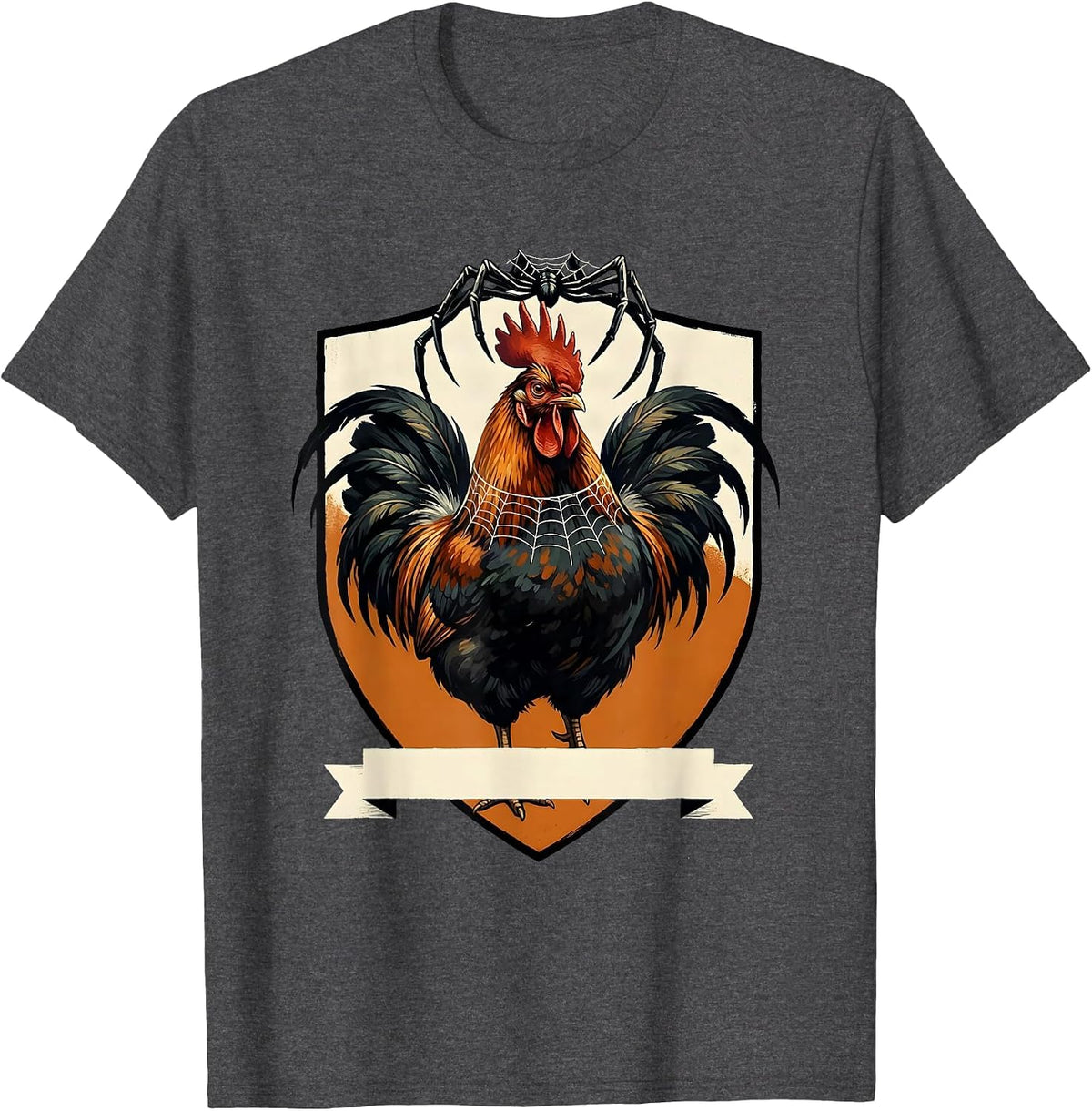 Men's Chicken Halloween Costume Whimsical Farm Chicken Lover T-Shirt - Dark Heather Grey