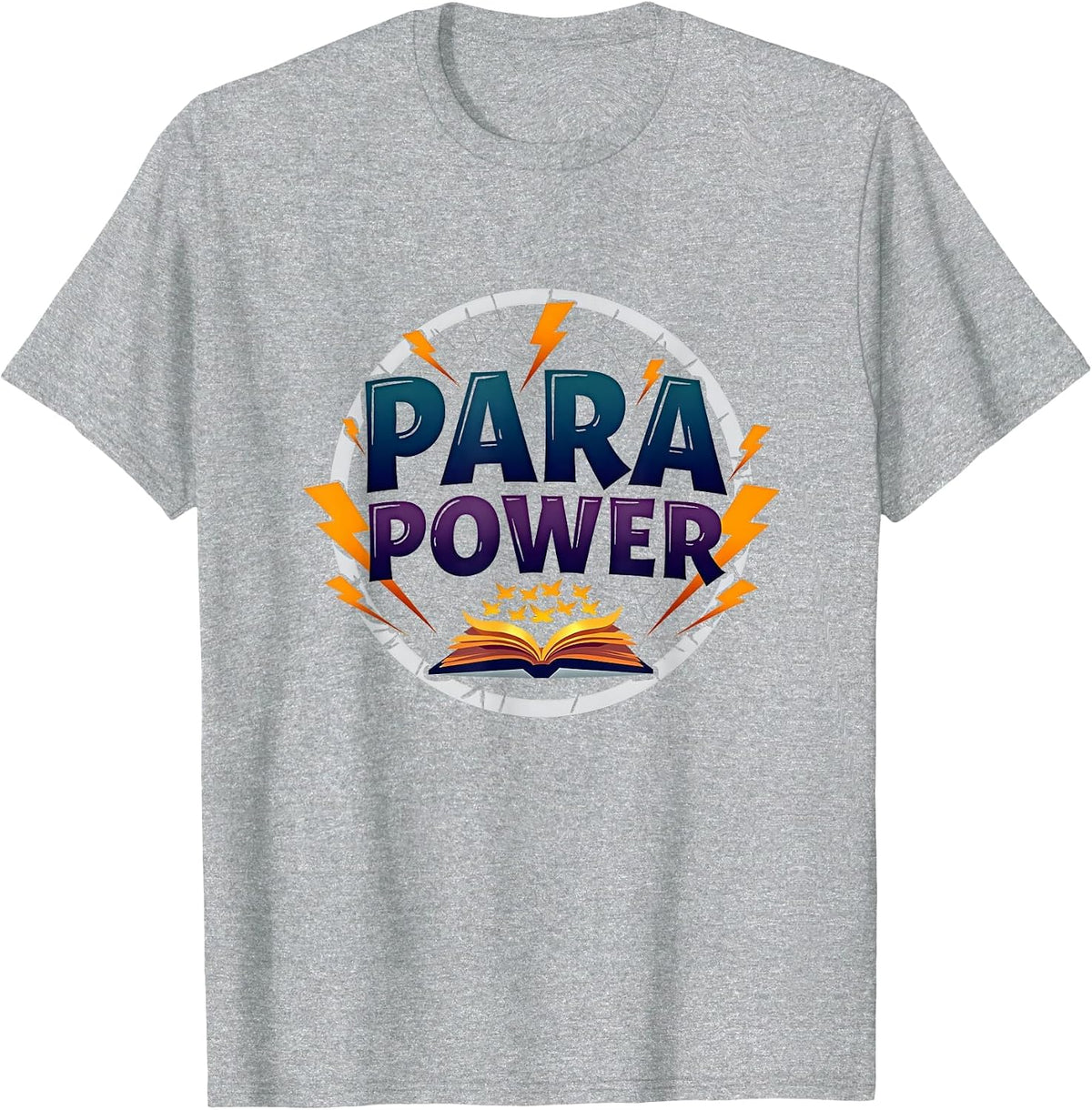 Paraeducators para Power Inspirational Education Gift T-Shirt - Heather Grey