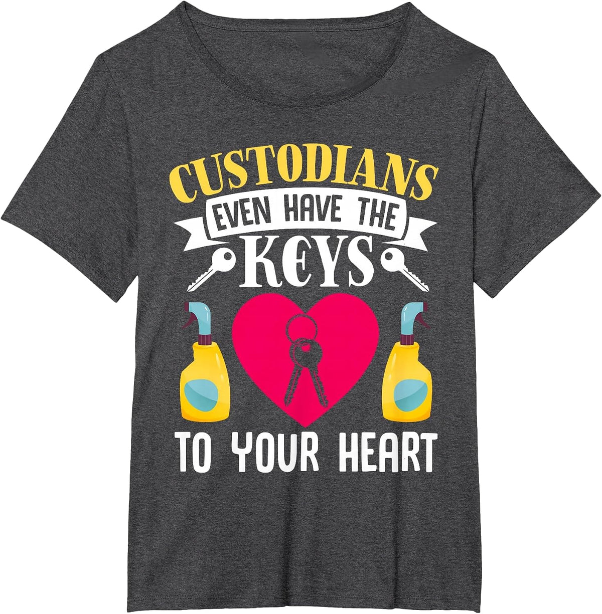 School Caregiver Appreciation T-Shirt - Dark Heather Grey