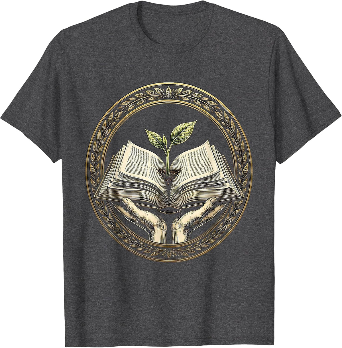 Men's Special Education Teacher Growing Minds Gift T-Shirt - Dark Heather Grey