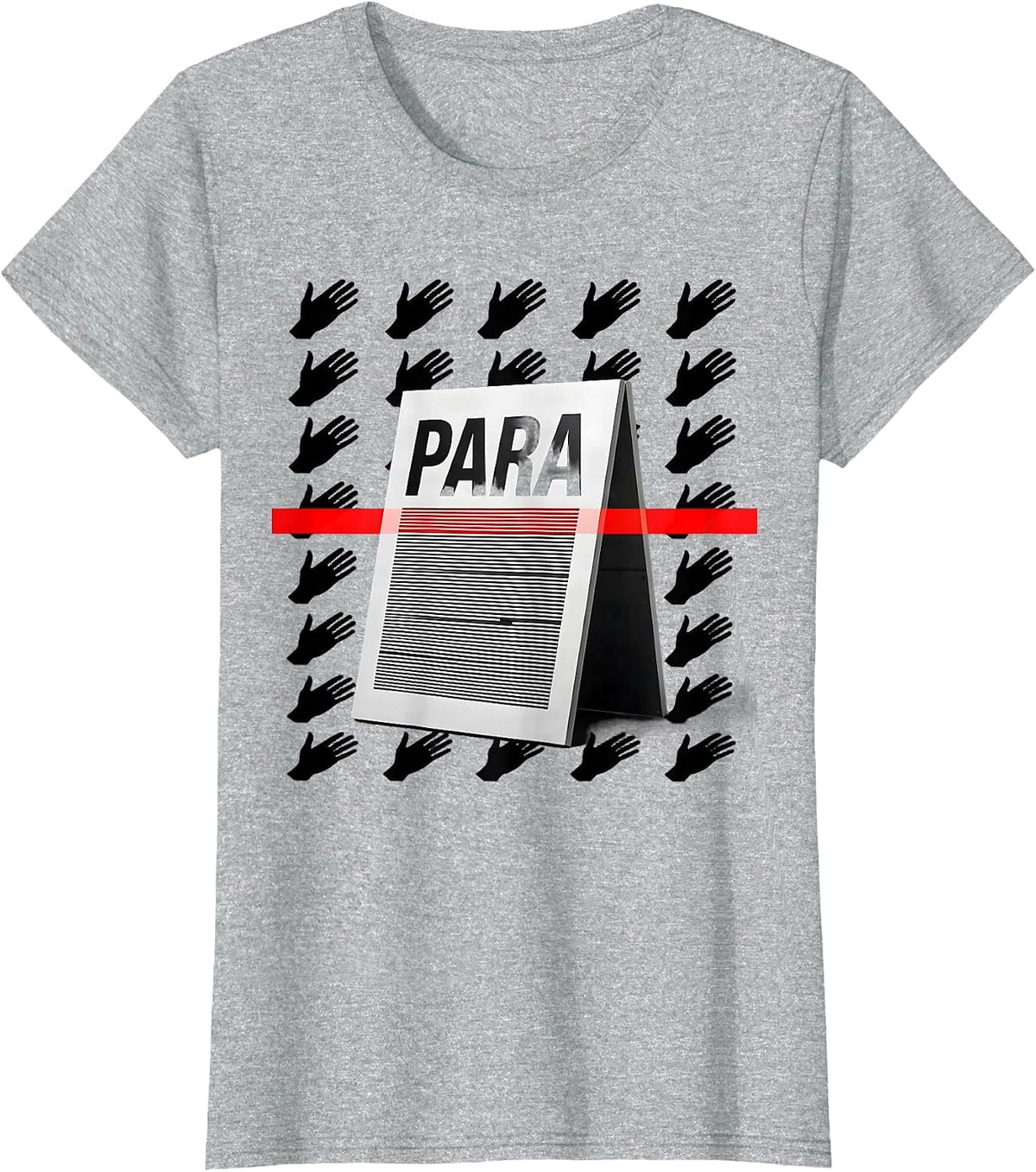 Para Funny Paraprofessional Paraeducator School Aide T-Shirt - Heather Grey