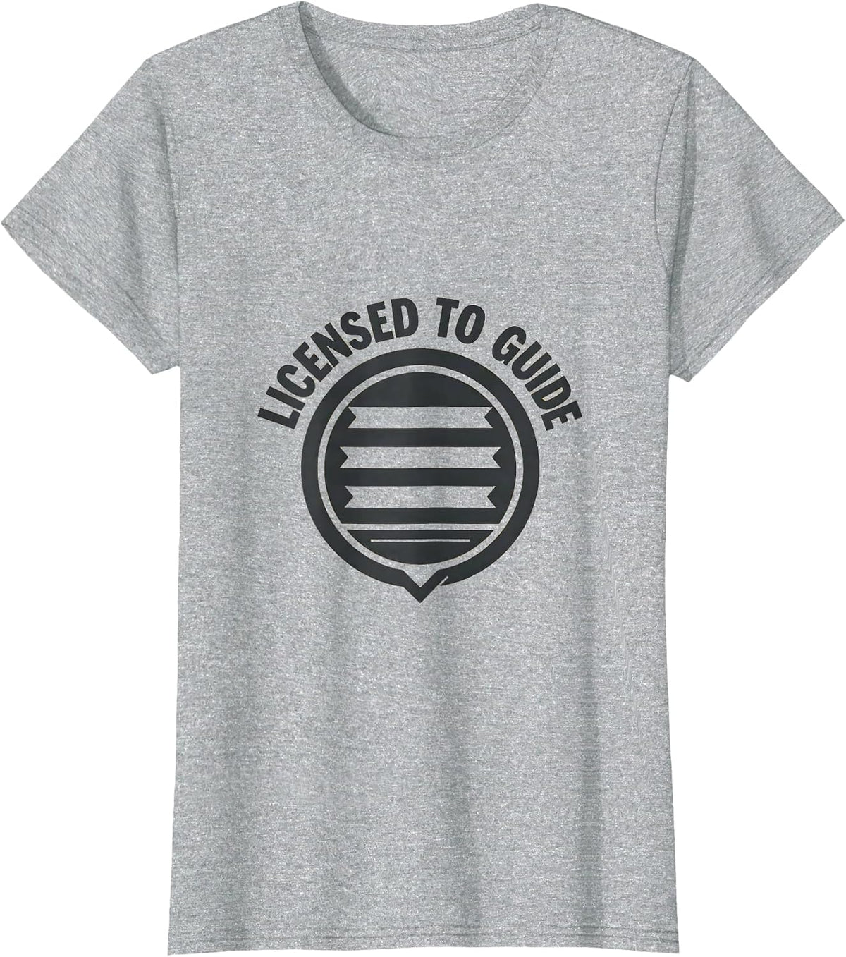 Women's Licensed To Guide Midcentury Modern Social Worker T-Shirt - Heather Grey