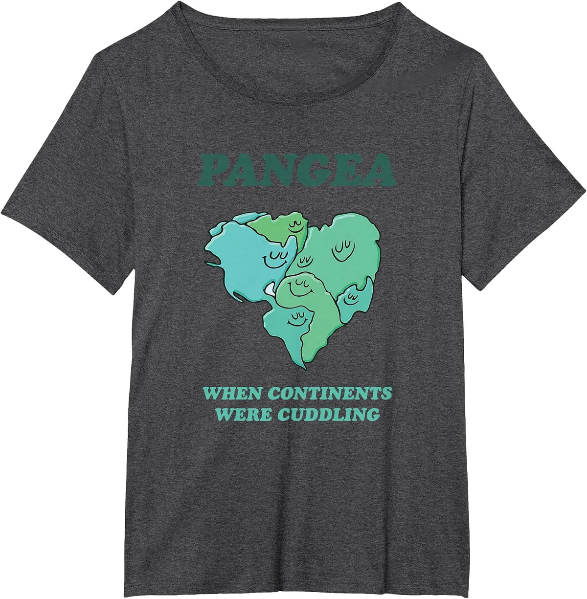 Reunite Pangea Funny Geology T-Shirt for Geologist T-Shirt - Dark Heather Grey