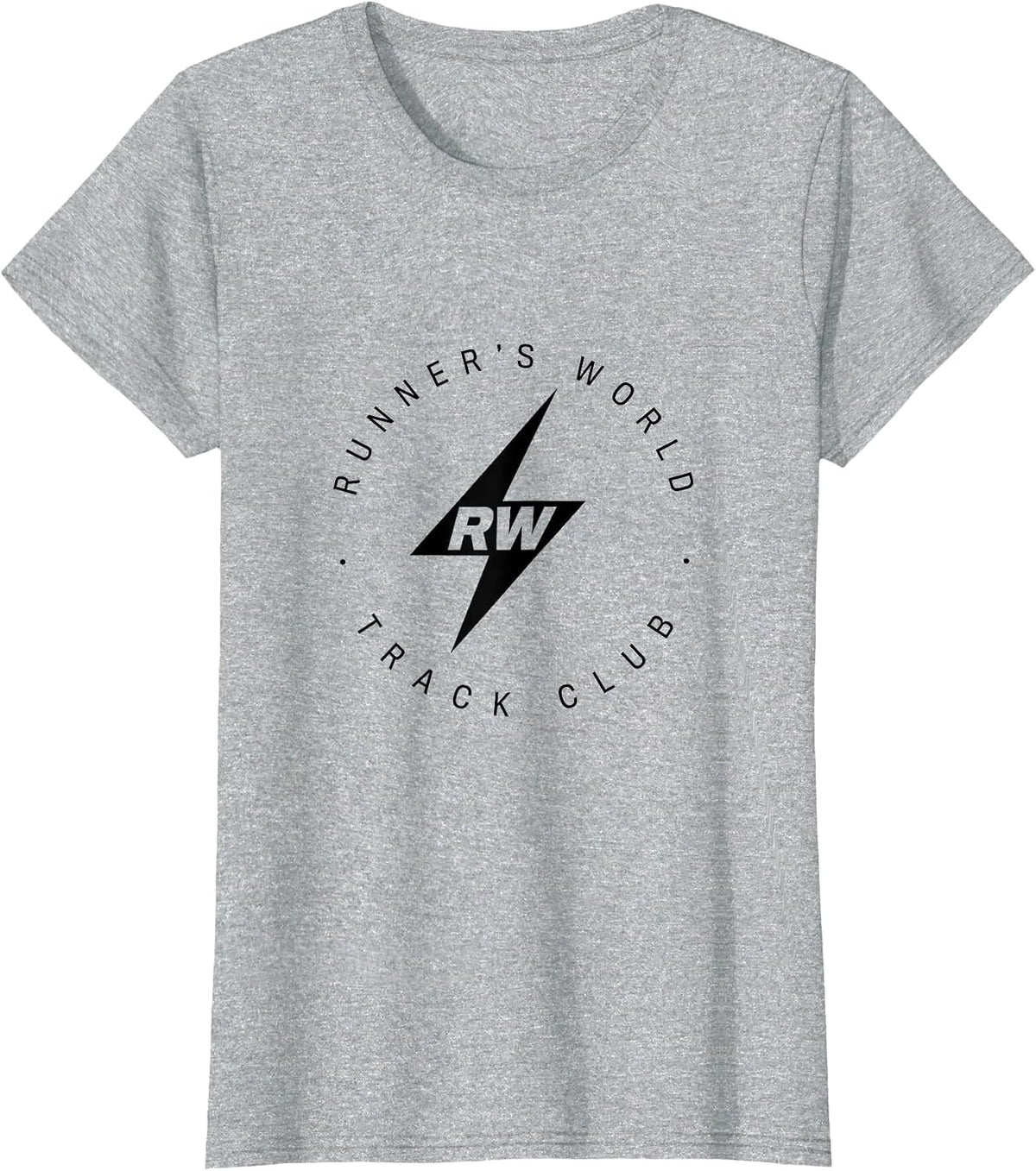 Runner's World Track Club T-Shirt - Heather Grey