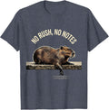 No Rush No Notes Funny Capybara Meme Animal Lover Humor T-Shirt - Heather Blue