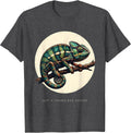 Men's Just A Chameleon Keeper Funny Reptile Keeper Herpetologist T-Shirt - Dark Heather Grey