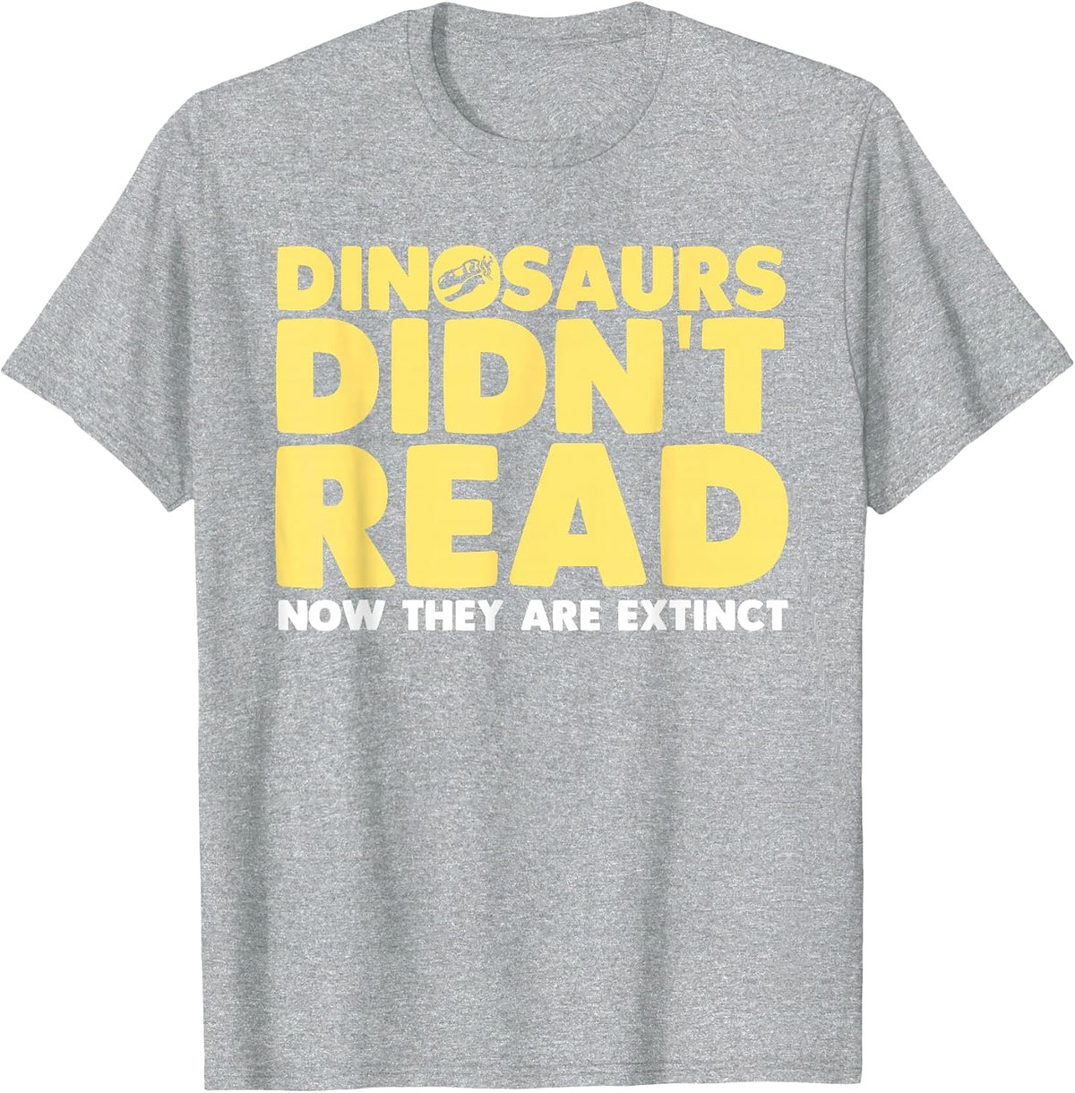 Cool Reading for Men Women Abibliophobia Read Library Themed T-Shirt - Heather Grey