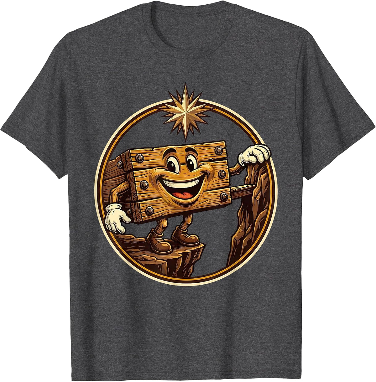 Social Worker Bridge Builder Graphic Design T-Shirt - Dark Heather Grey