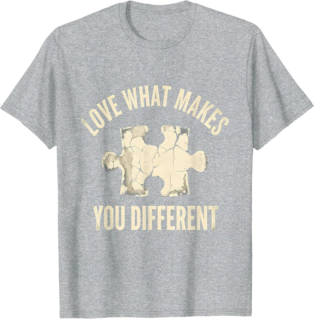Men's Love What Makes You Different Special Ed Teacher T-Shirt - Heather Grey