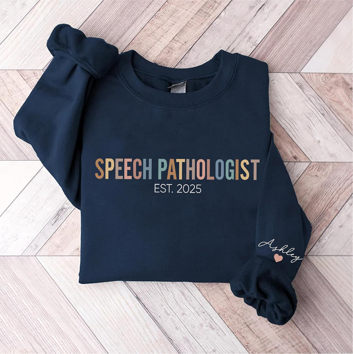 Personalized Speech Pathologist Sweatshirt, Custom SLP Shirt, Language Specialist Gift, Gift for Communication Expert - size