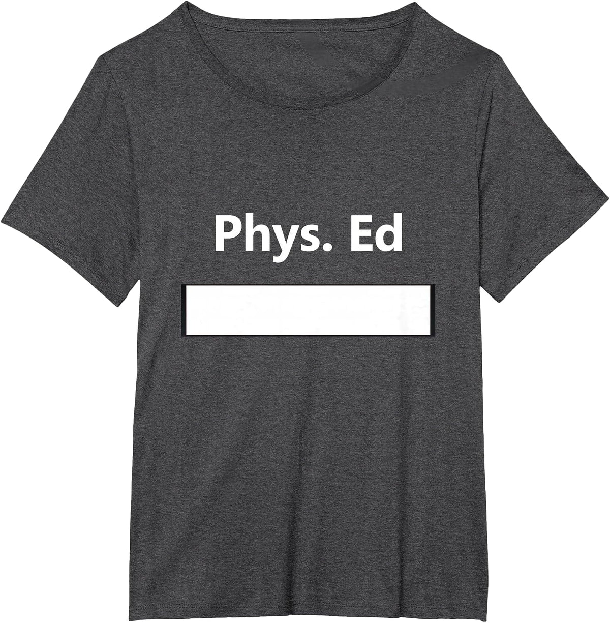 PE Class Gym Physical Education Uniform School Student T-Shirt Tees for Teachers - Dark Heather Grey