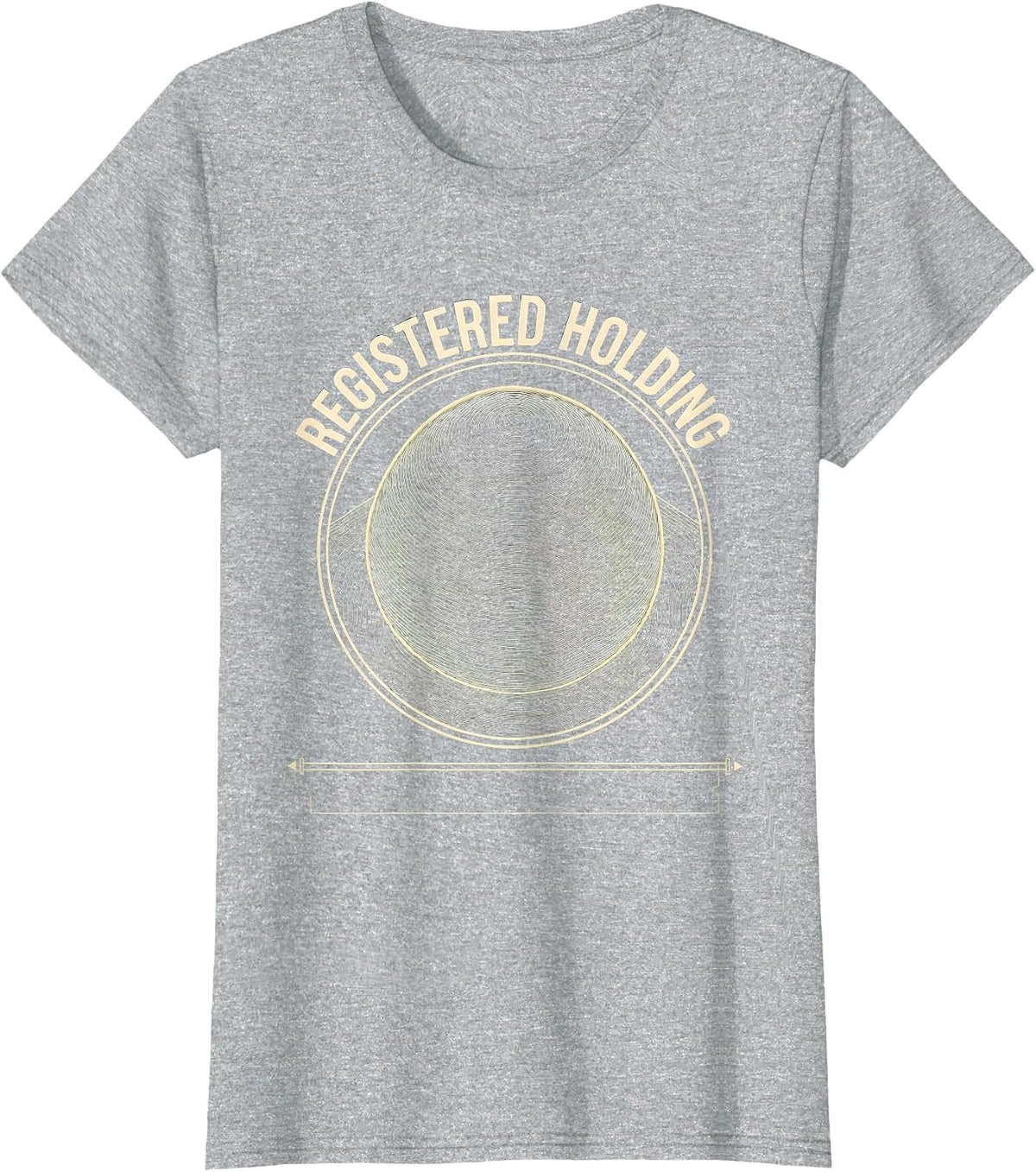 Registered Holding Topographic Contour Rock Collector T-Shirt - Heather Grey