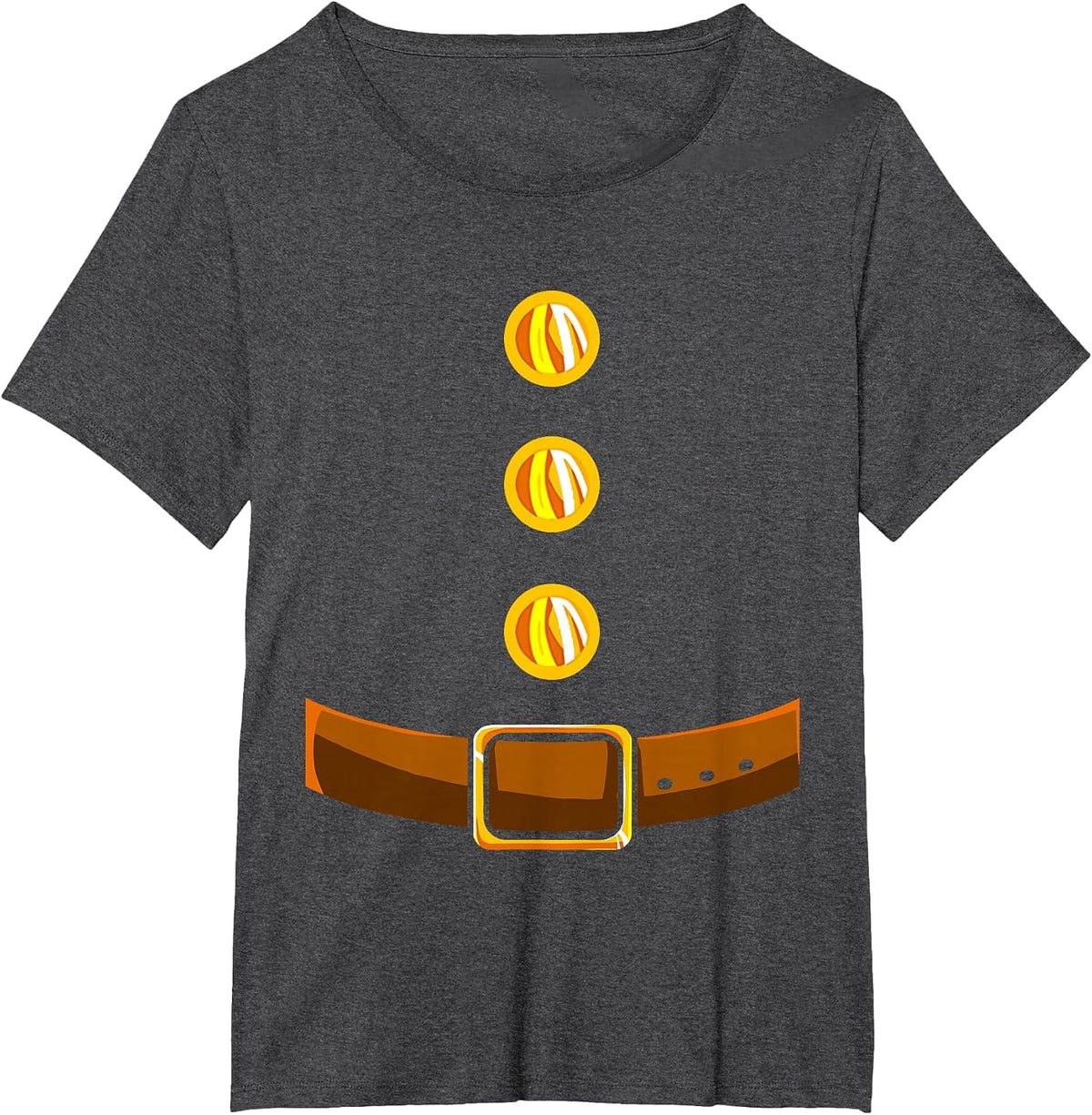 Dwarf Easy Halloween Costume Matching Group Couples Kids T-Shirt - Dark Heather Grey