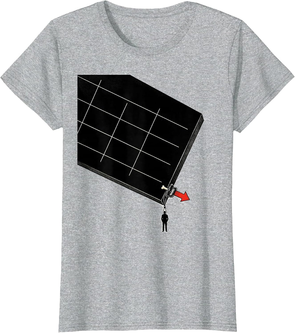 Para Support Monumental Schedule Humor T-Shirt - Heather Grey