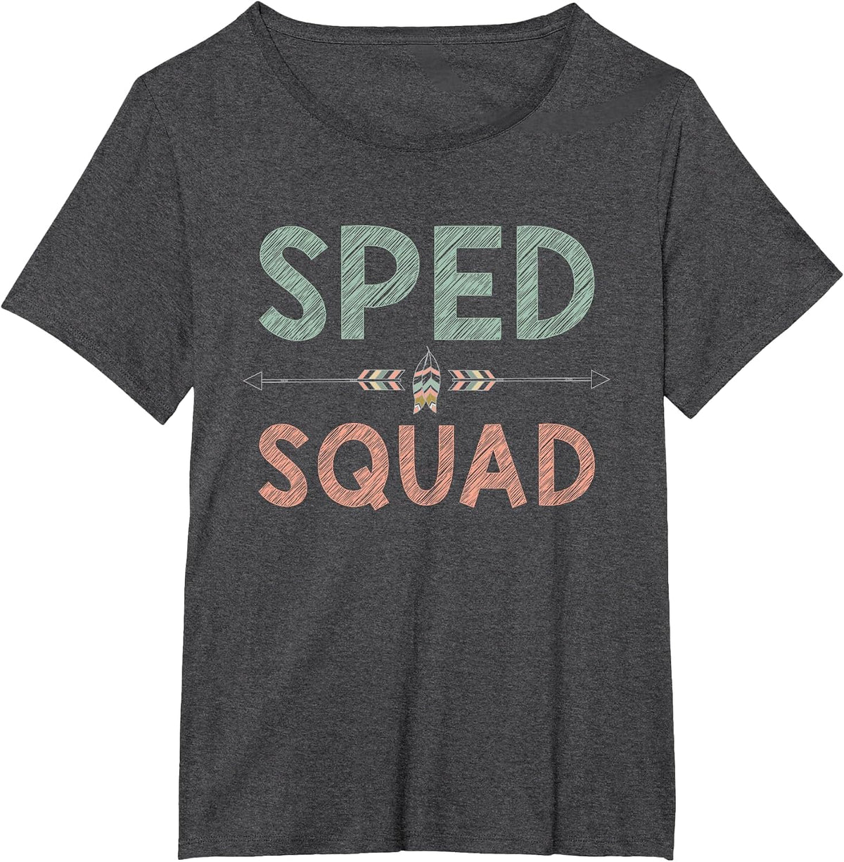 Team SPED Squad Teacher Special Ed Special Education T-Shirt - Dark Heather Grey