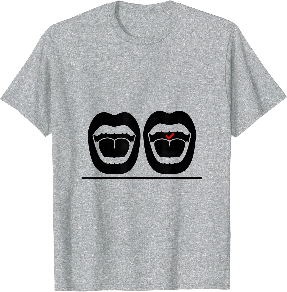 Men's Sagittal Glyph Speech Pathologist SLP Workday Pride T-Shirt - Heather Grey