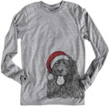 Inkopious Christmas Neptune the Newfoundland Dog Triblend T-Shirt - Unisex Unisex Long Sleeve