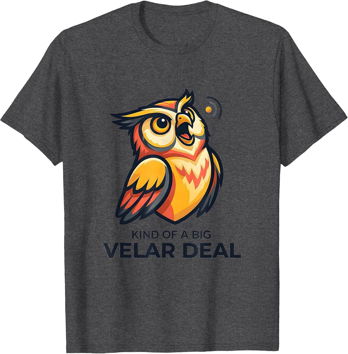 Men's Kind Of A Big Velar Deal Funny Speech Language Pathologist T-Shirt - Dark Heather Grey