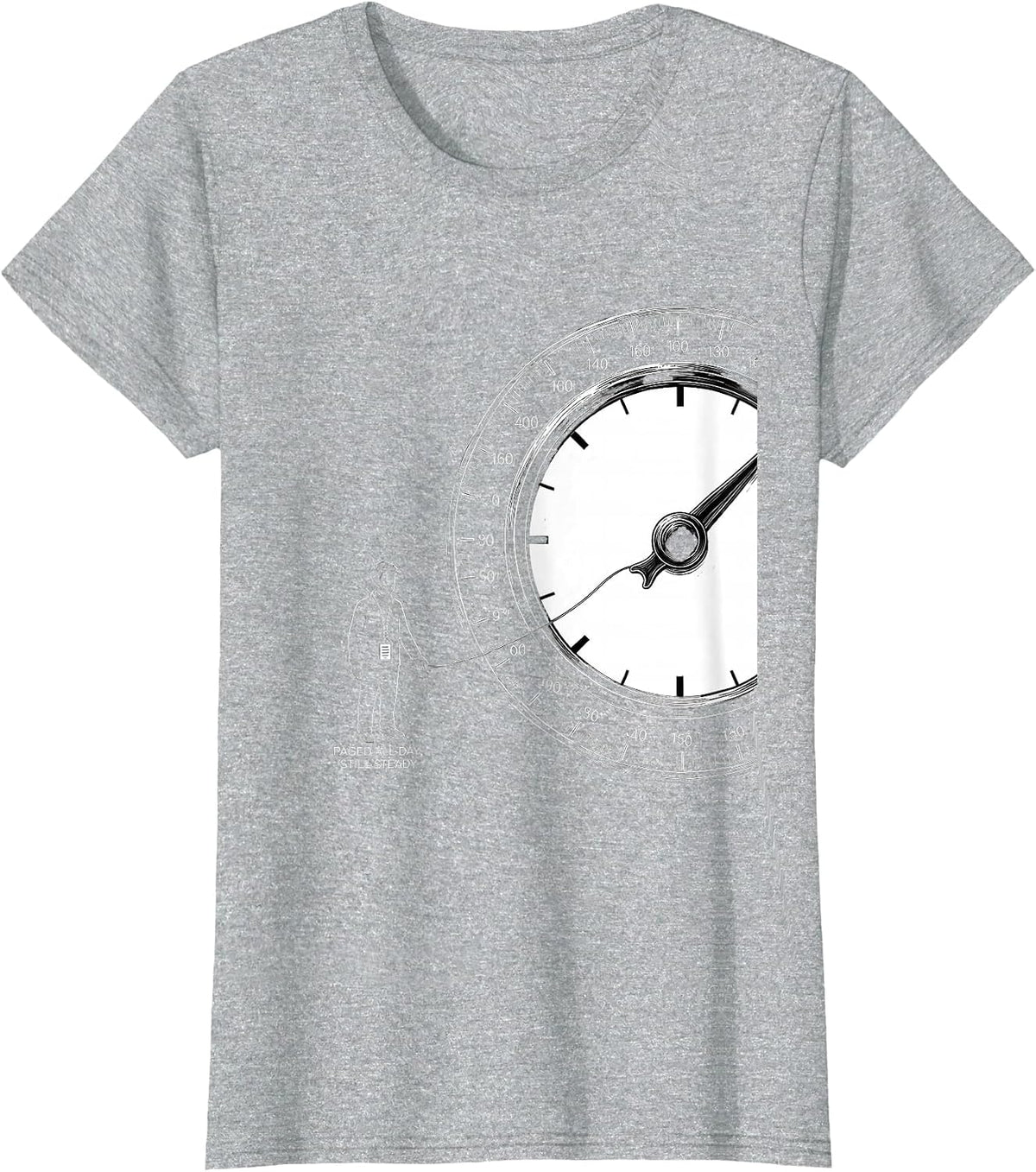 Paged All Day, Still Steady Funny Paraprofessional Para Life T-Shirt - Heather Grey