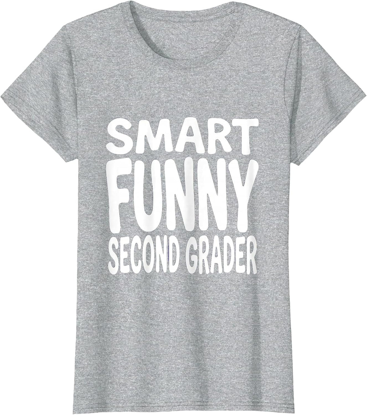 Smart Funny Second Grader 2nd Grade Design T-Shirt - Heather Grey