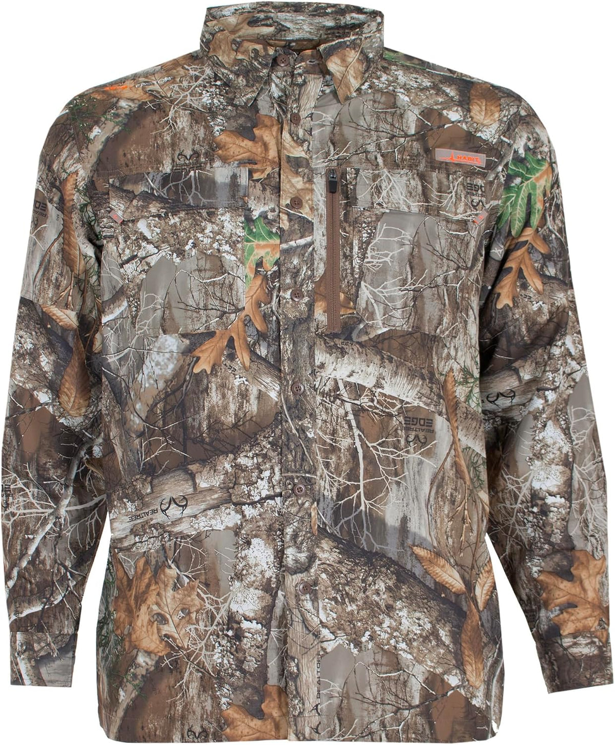 HABIT Men's Hatcher Pass Long Sleeve Camo Guide Shirt - Realtree Edge