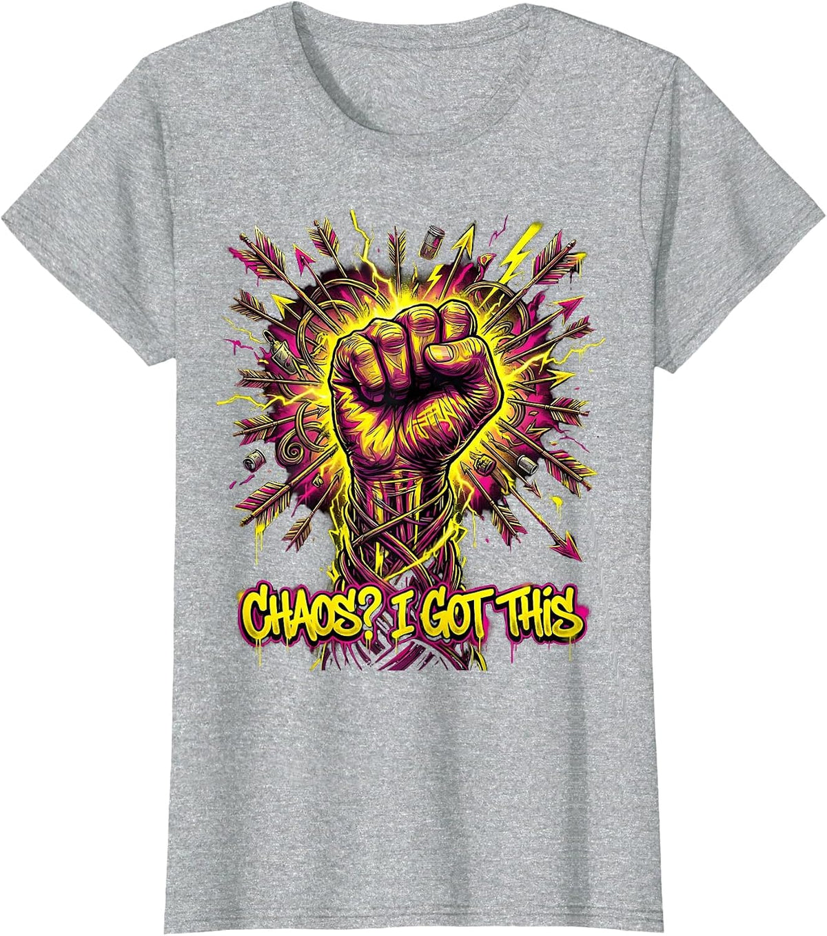 Chaos Coordinator Chaos I Got This Design T-Shirt - Heather Grey