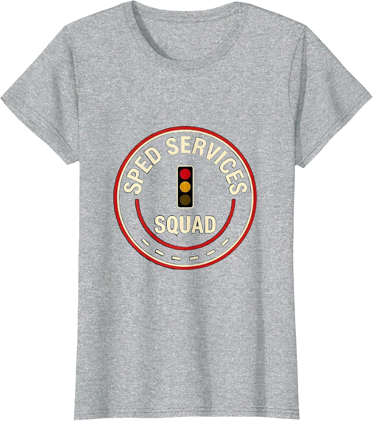 SPED Services Squad Special Education Teacher Team Pride T-Shirt - Heather Grey