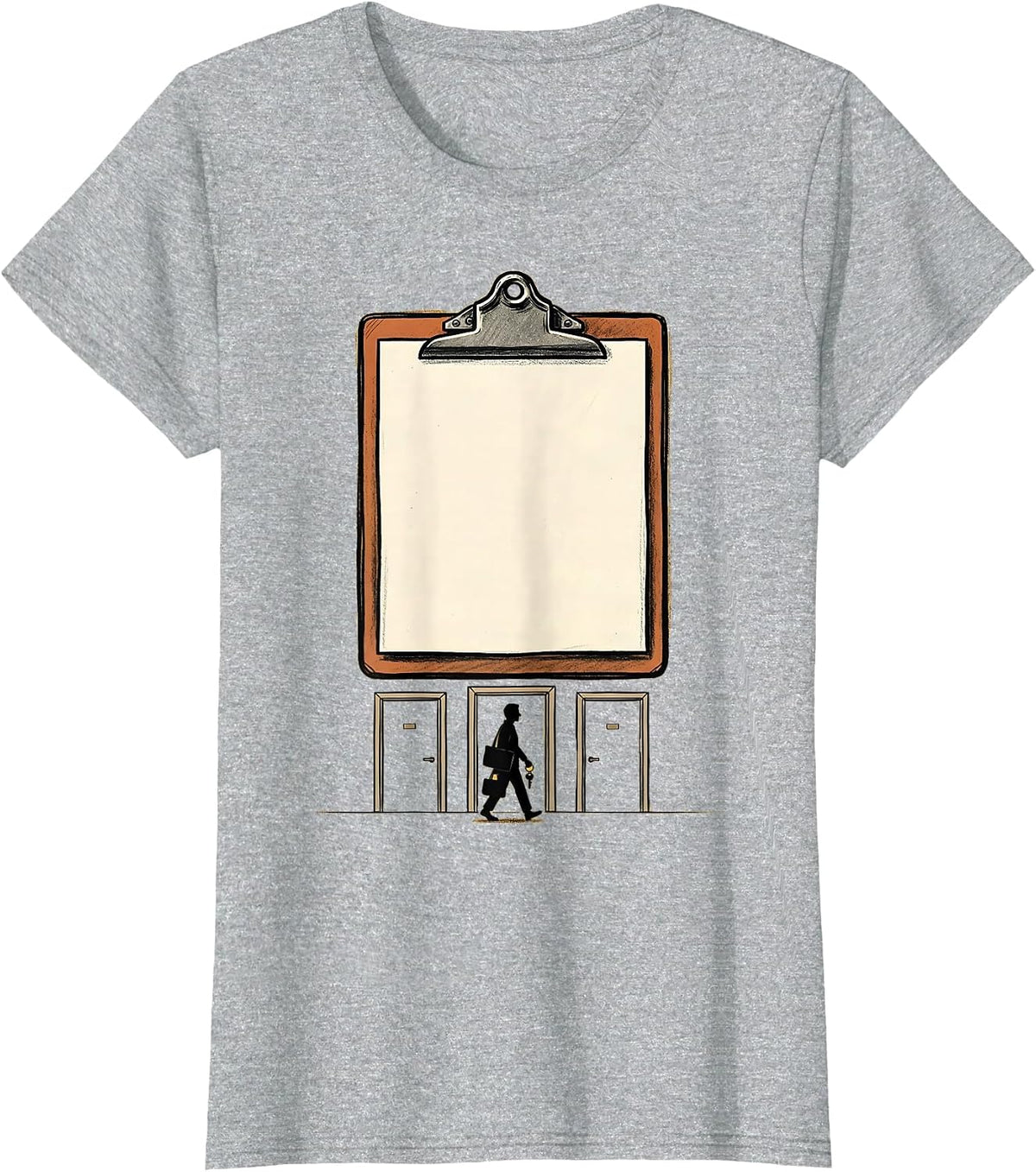 Social Worker Home Visits Humor Funny Practitioner T-Shirt - Heather Grey