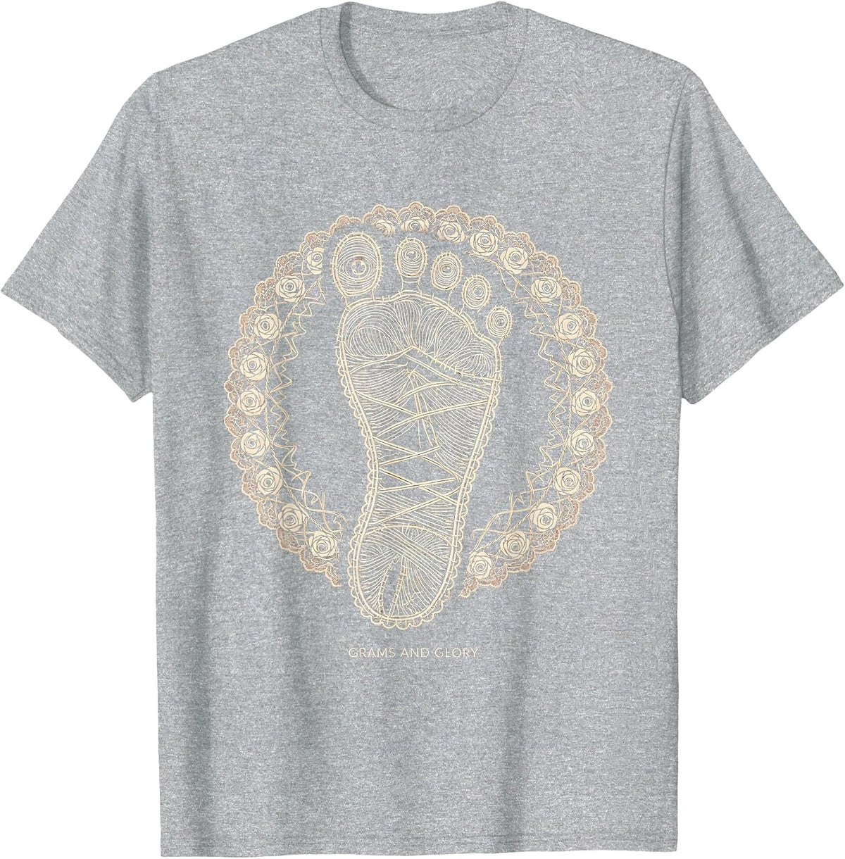 Men's Grams and Glory NICU Nurse Design T-Shirt - Heather Grey