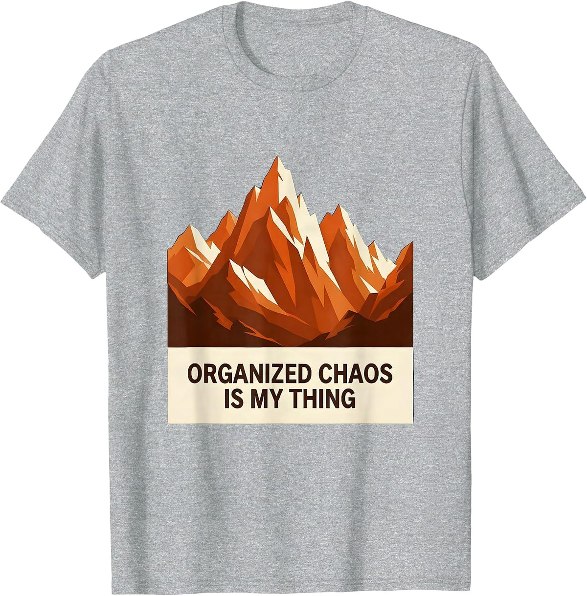 Men's Chaos Coordinator Organized Chaos Is My Thing T-Shirt - Heather Grey