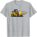 Construction Front Loader Tractor Shirt for Adults and Kids T-Shirt - Heather Grey