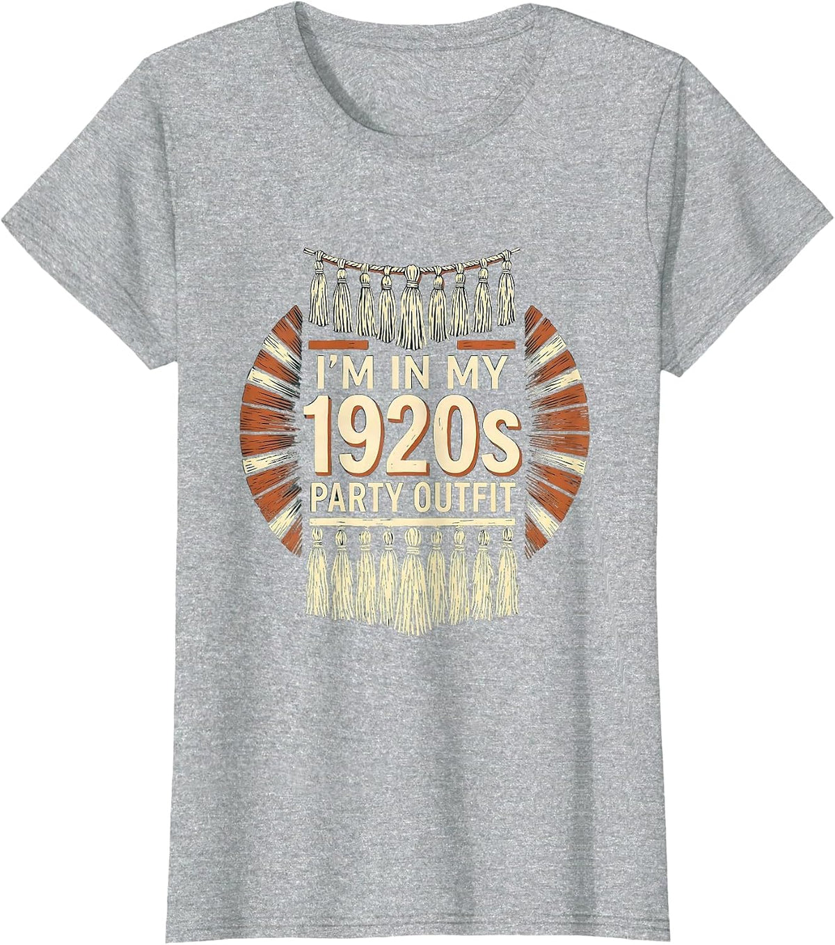 Women's I'm In My 1920s Party Outfit Vintage Roaring Twenties T-Shirt - Heather Grey