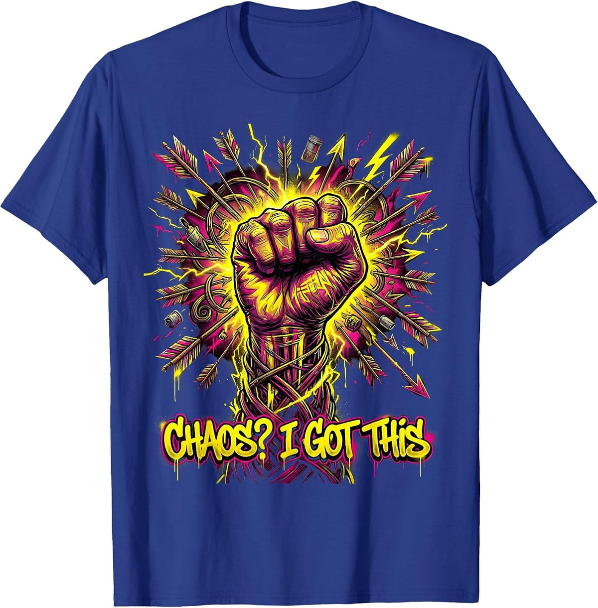 Chaos Coordinator Chaos I Got This Design T-Shirt - Royal Blue