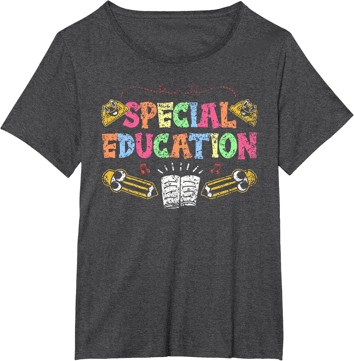 Special Education Teacher Awareness Cute Sped T-Shirt - Dark Heather Grey
