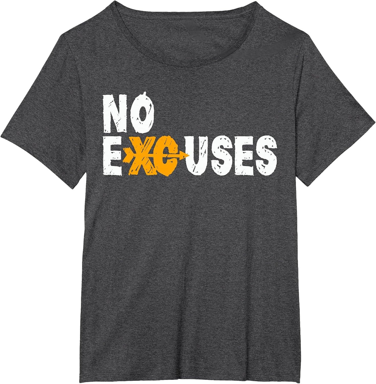 No Excuses Cross Country Running Shirt for XC Runners T-Shirt - Dark Heather Grey